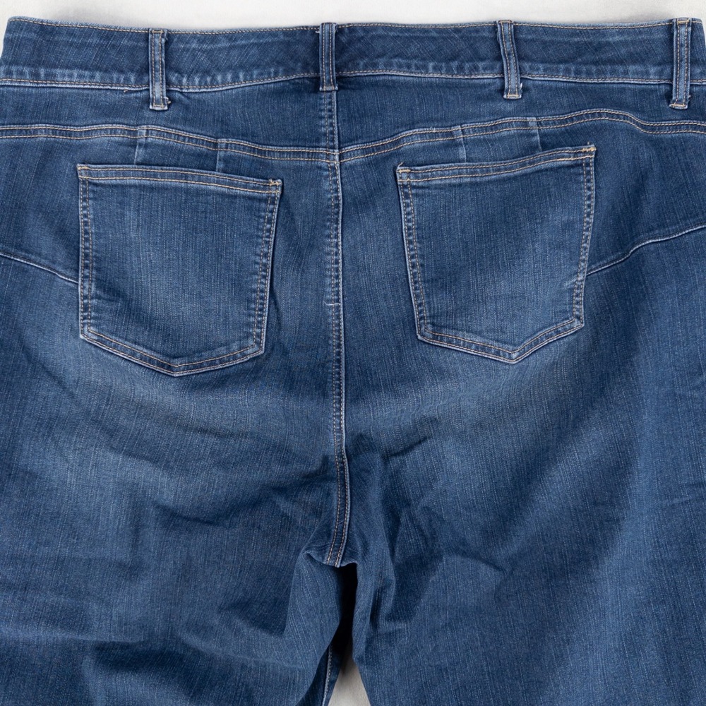 Torrid Womens Crop Bombshell Skinny Jeans Plus Sz 24 Blue Premium Stretch Denim - Picture 4 of 10